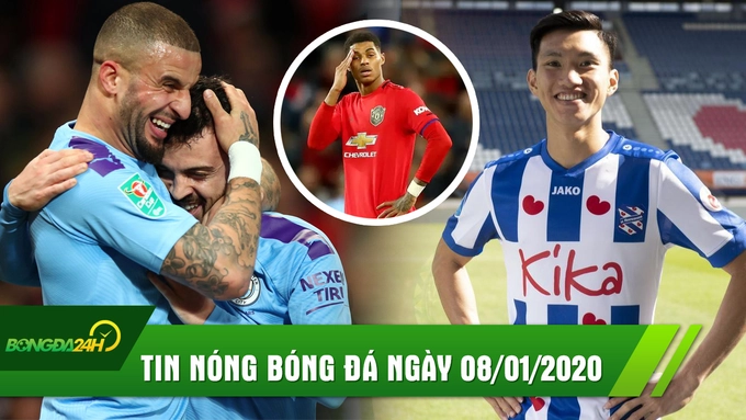 TIN NÓNG chuyển nhượng ngày 8/1: MU thua bạc nhược trước Man City, Heerenveen làm điều không tưởng vì Văn Hậu