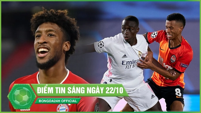 ĐIỂM TIN SÁNG 22/10: Shakhtar tạo địa chấn tại Madrid; Bayern vùi dập Madrid tối tăm mặt mũi