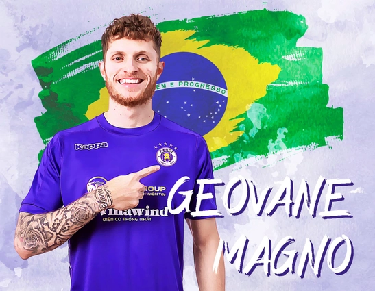 CLB Hà Nội đăng clip ra mắt bom tấn Geovane Magno