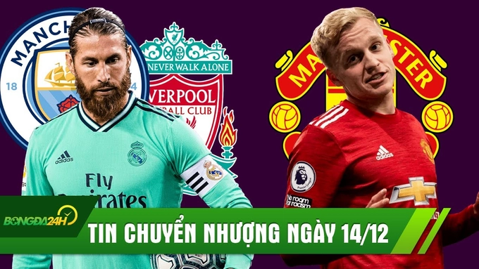 TIN CHUYỂN NHƯỢNG 14/12: Sergio Ramos sắp đến Anh thi đấu; Van De Beek hối hận khi gia nhập Man United