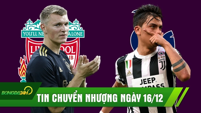 TIN CHUYỂN NHƯỢNG 16/12: Dybala cập bếnTottenham vào tháng 1 tới? Liverpool sắp có tiểu Van Dijk