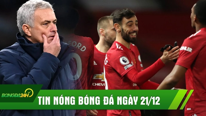 TIN NÓNG BÓNG ĐÁ 21/12: Man Utd vùi dập Leeds Utd không thương tiếc; Tottenham thua trắng trên sân nhà