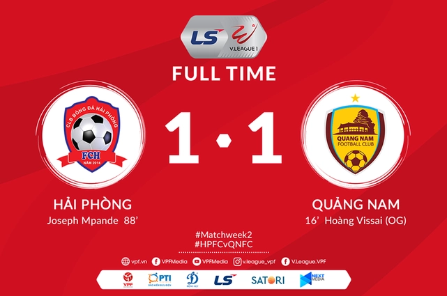 Video tổng hợp: Hải Phòng 1-1 Quảng Nam (Vòng 2 V-League 2020)