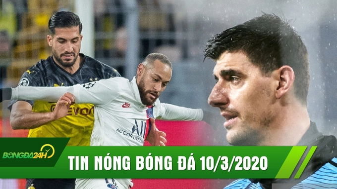 TIN NÓNG BÓNG ĐÁ 10/3 | PSG chịu tổn thất cực lớn trước Dortmund | Courtois chấn thương, Real lo sốt vó