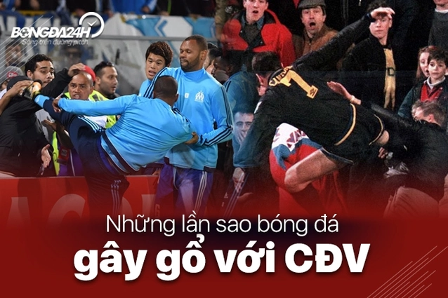 VIDEO: Những lần sao bóng đá gây gổ với CĐV: Cú kungfu trứ danh của King Cantona