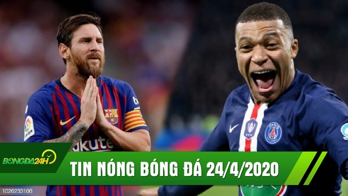 TIN NÓNG BÓNG ĐÁ 24/4 | Messi bị tố là kẻ 2 mặt | Bị PSG chơi khăm,Mbappe hết cửa sang Real hè này