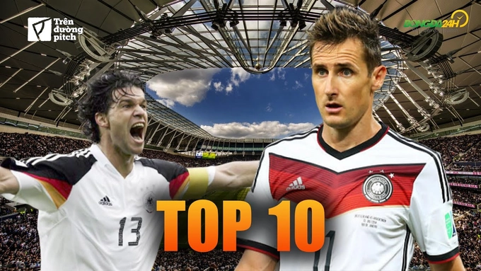 VIDEO: Top 10 cầu thủ ghi bàn nhiều nhất cho ĐT Đức: Vinh danh cây săn bàn vĩ đại World Cup