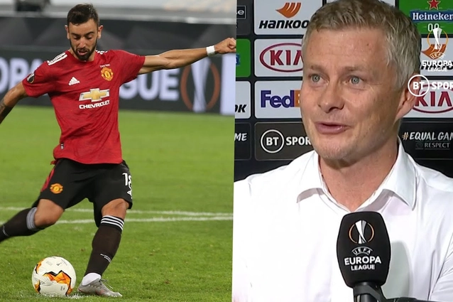 VIDEO: Solskjaer: Bruno đá penalty tốt hơn tôi nhiều