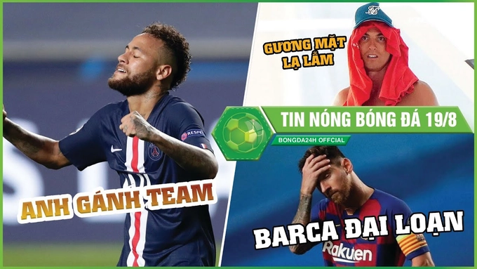 Tin nóng bóng đá 19/8: Di Maria lên đồng giúp PSG vào chung kết C1; Ronaldo có diện mạo lạ