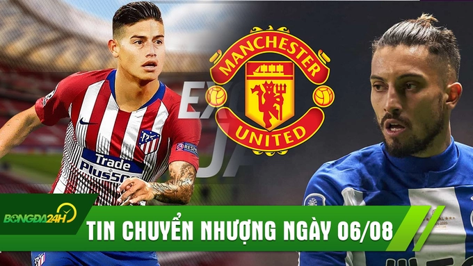 TIN CHUYỂN NHƯỢNG 6/8: MU chiêu mộ “Cơn lốc đường biên” , James gia nhập Atletico với giá rẻ bất ngờ