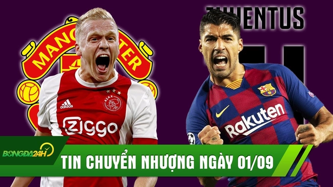 TIN CHUYỂN NHƯỢNG 1/9: Juventus đón Suarez về đá cặp với Ronaldo, MU thoả thuận mua SIÊU TIỀN VỆ