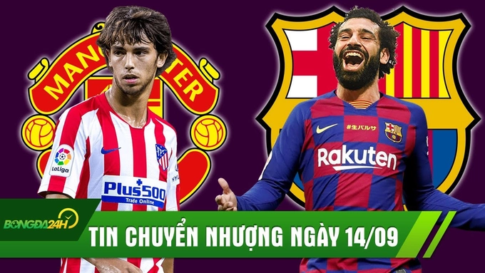 TIN CHUYỂN NHƯỢNG 14/9: MU vung tiền tấn mua tiểu Ronaldo; Salah sẽ sát cánh cùng Messi tại Barca?