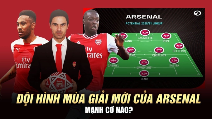 VIDEO: Đội hình Arsenal ra mắt mùa giải mới mạnh cỡ nào?