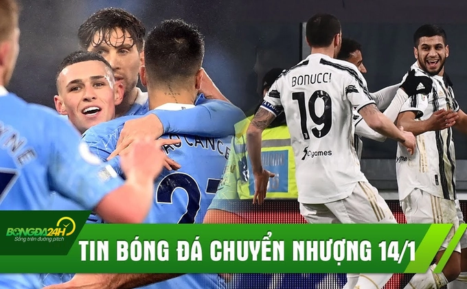 TIN BÓNG ĐÁ CHUYỂN NHƯỢNG 14/01: Thắng Brighton Man City áp sát Man United; Juventus nghẹt thở vào tứ kết