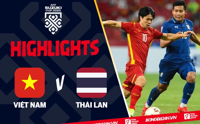 Video tổng hợp Việt Nam 0-2 Thái Lan (AFF Cup 2020): Chờ đợi bán kết lượt về