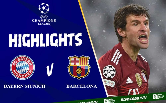 Video Bayern Munich vs Barca cúp C1 2021: Thêm một lần đau