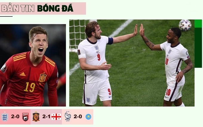 TIN BÓNG ĐÁ 29/3: Kane tỏa sáng, Anh kiếm trọn 3 điểm, TBN thắng kịch tính Georgia