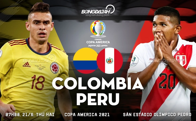 Video tổng hợp: Colombia 1-2 Peru (Bảng B Copa America 2021)