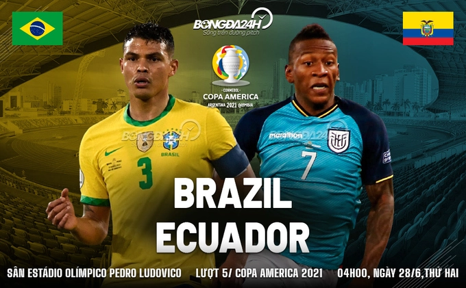 Brazil hy sinh mạch toàn thắng để cứu Ecuador