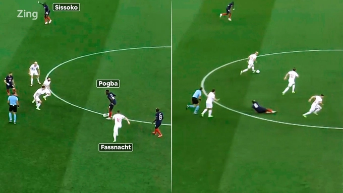 Quá tự tin, Pogba mắc lỗi lớn trong bàn gỡ hòa định mệnh của Thụy Sĩ