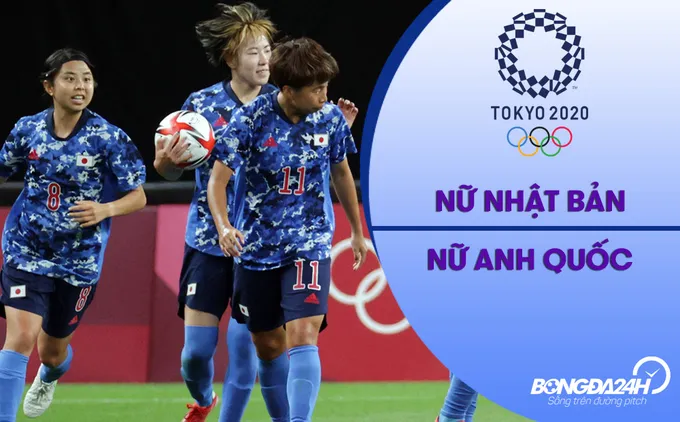 Video tổng hợp nữ Nhật Bản vs nữ Anh (Vòng bảng Bóng đá nữ Olympic 2020)