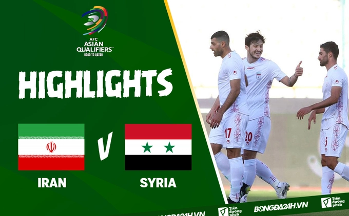 Video Iran vs Syria (vòng loại World Cup 2022)