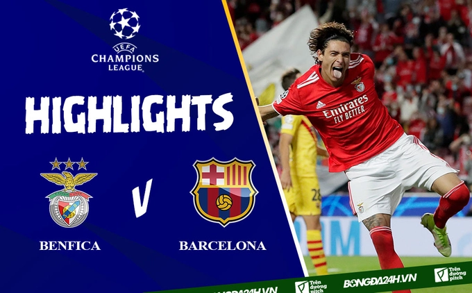 Video bóng đá Benfica vs Barca Cúp C1 2021: Thảm bại