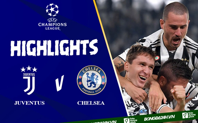 Video cúp C1 Juventus vs Chelsea: Chiesea lập công