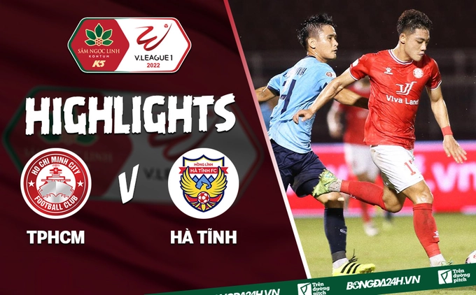 Video tổng hợp: TPHCM 1-2 Hà Tĩnh (Vòng 8 V.League 2022)