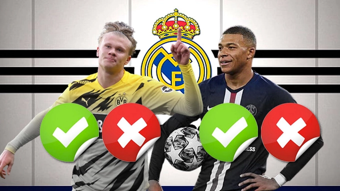 Mbappe vs Haaland: Bom tấn nào sẽ nổ ở Real Madrid?