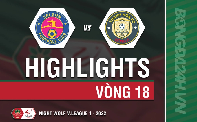 Video tổng hợp: Sài Gòn vs Thanh Hóa (Vòng 18 V.League 2022)