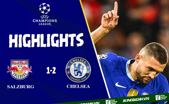 Video FC Salzburg vs Chelsea cúp C1: The Blues vượt qua vòng bảng