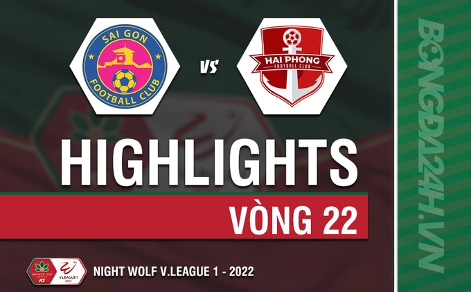 Highlights Sài Gòn vs Hải Phòng: Thắng tối thiểu, đội khách tạm đứng đầu BXH