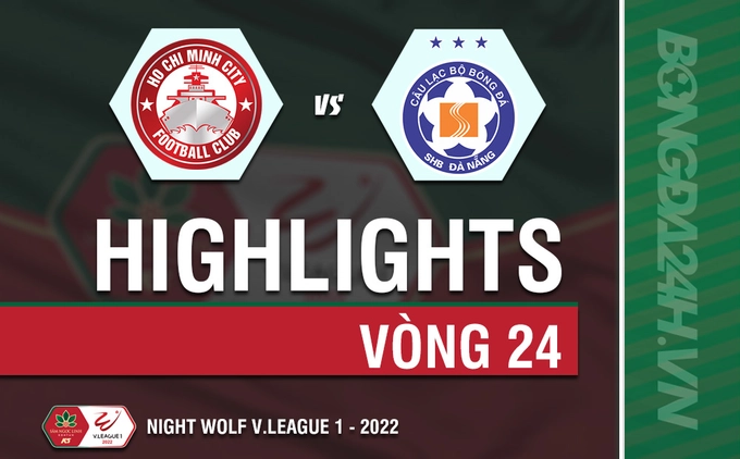 Video tổng hợp: TPHCM vs Đà Nẵng (Vòng 24 V.League 2022)