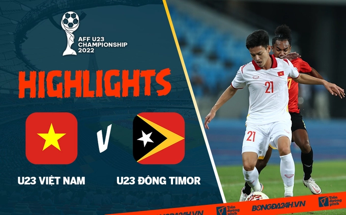 Video tổng hợp: U23 Việt Nam 0-0 (pen 5-3) U23 Đông Timor (Bán kết U23 Đông Nam Á 2022)