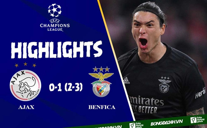 Video tổng hợp: Ajax vs Benfica kết quả Cúp C1 2022 hôm nay