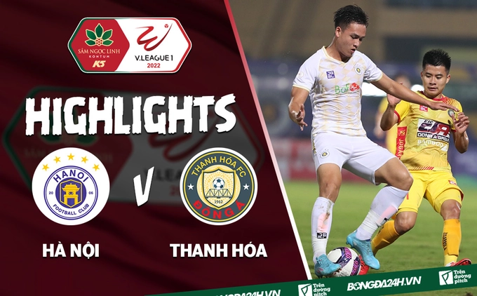 Video Hà Nội vs Thanh Hóa V-League 2022: Quang Hải tỏa sáng