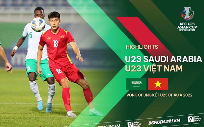 Video tổng hợp: U23 Saudi Arabia 2-0 U23 Việt Nam (Tứ kết U23 châu Á 2022)