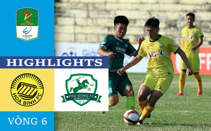 Video tổng hợp: Hòa Bình - Phù Đổng (Vòng 6 HNQG 2023)