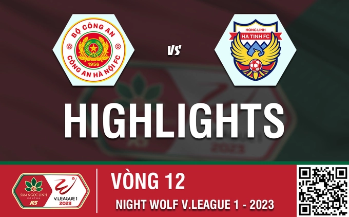 Highlights CAHN - Hà Tĩnh | Cơn mưa bàn thắng siêu to | Vòng 12 V-League 2023