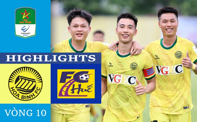 Video tổng hợp: Hòa Bình - Huế (Vòng 10 Hạng nhất quốc gia 2023)
