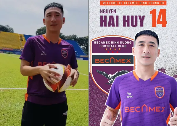 CLB Bình Dương tung video ra mắt tuyển thủ quốc gia Nguyễn Hải Huy