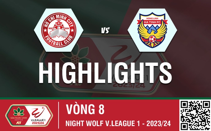 Highlights TPHCM - Hà Tĩnh | 3 điểm quý như vàng | Vòng 8 V-League 2023/24