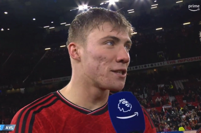 VIDEO: Rasmus Hojlund nói gì sau khi mở tài khoản ở Premier League?
