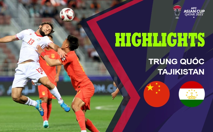 Highlights Trung Quốc - Tajikistan | VAR cầm hòa hai đội | Bảng A Asian Cup 2023