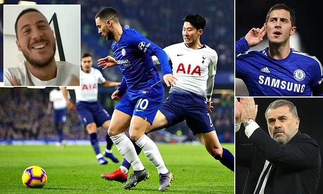 VIDEO: Eden Hazard cười lớn trước ý kiến Tottenham sẽ vô địch mùa này