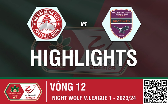 Video tổng hợp: TPHCM - Bình Dương (Vòng 12 V-League 2023/24)