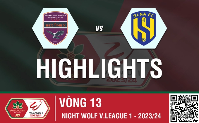 Highlights Bình Dương - SLNA | Cú đúp của Tiến Linh | V-League 2023/24