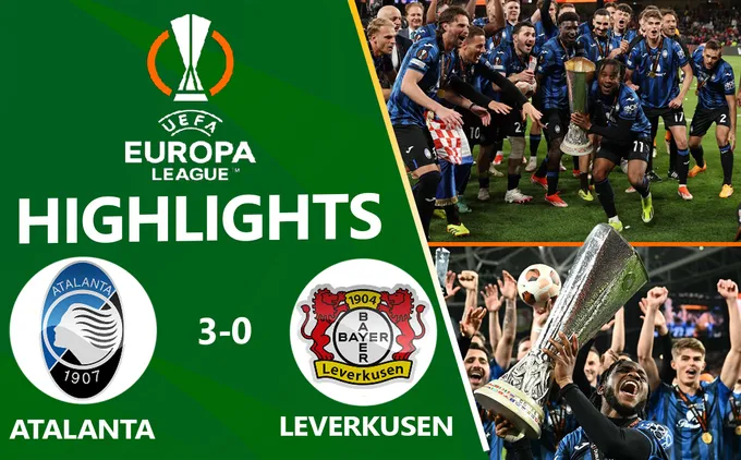 Video cúp C2 Atalanta vs Leverkusen: Cắt chuỗi bất bại