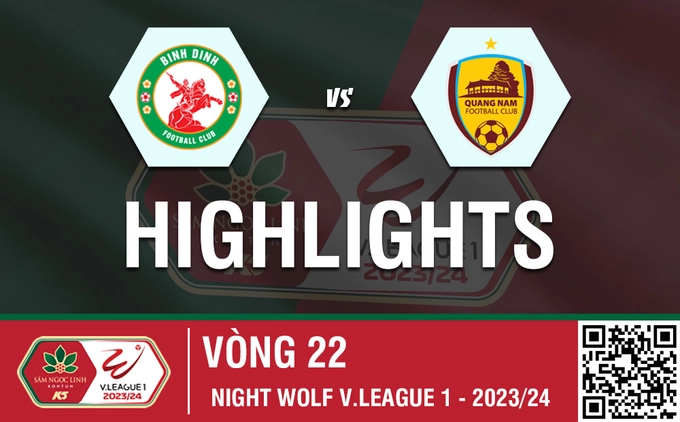 Video tổng hợp: Bình Định - Quảng Nam (Vòng 22 V-League 2023/24)